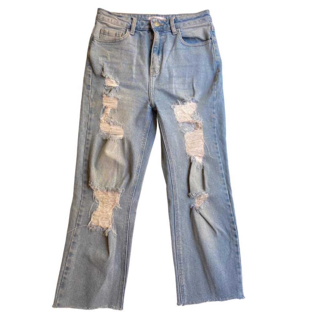 Cello Straight Leg Mom Jeans Size 5 from Q store.